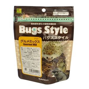 （まとめ）三晃商会 バグズスタイル グルメミックス 40g 小動物用 栄養補助食品 【×5セット】