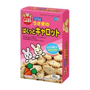 （まとめ）マルカン ぱくっとキャロット 65g ウサギフード 【×10セット】