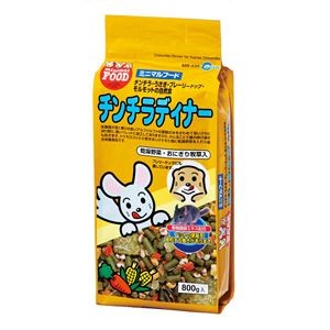 （まとめ）マルカン チンチラディナー 800g モルモット用 【×2セット】
