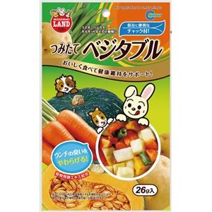 （まとめ）マルカン つみたてベジタブル 26g ハムスターフード 【×10セット】