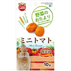 （まとめ）マルカン 野菜のおたより ミニトマト 10g 小動物用おやつ 【×5セット】