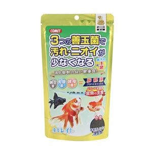 （まとめ）金魚の主食 納豆菌 小粒 200g 金魚用フード 【×5セット】