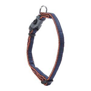 （まとめ）MA-WANカラー XS ネイビー 犬具／首輪 【×2セット】