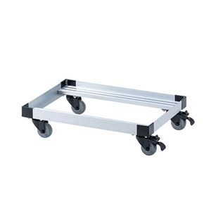 サンワサプライ アルミドーリー（コンテナ用台車） 50リットル仕様 CART-FA950SV