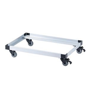 サンワサプライ アルミドーリー（コンテナ用台車） 75リットル仕様 CART-FA975SV