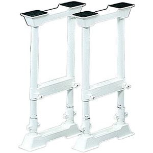 アイリスオーヤマ 家具転倒防止伸縮棒 2本入 M ホワイト SP-45W