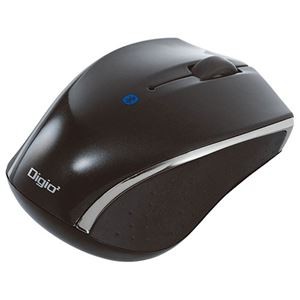 Digio デジオ 小型 Bluetooth 3ボタンBlueLEDマウス ブラック MUS-BKT99NBK