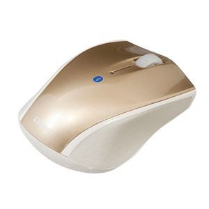 Digio デジオ 小型 Bluetooth 3ボタンBlueLEDマウス ゴールド MUS-BKT99NGL