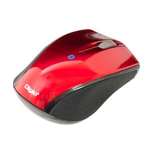 Digio デジオ 小型 Bluetooth 3ボタンBlueLEDマウス レッド MUS-BKT99NR