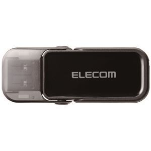 エレコム フリップキャップ式USBメモリMF-FCU3032GBK ブラック(BK)