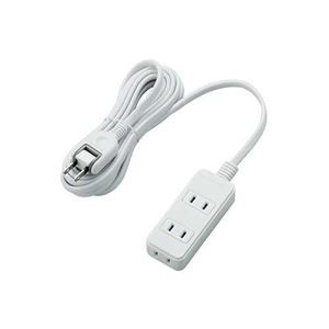 【まとめ】 エレコム 電源タップ 3個口 3m T-S02-2330WH 【×2セット】