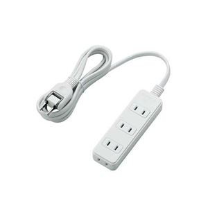 【まとめ】 エレコム 電源タップ 4個口 2m T-S02-2420WH 【×2セット】