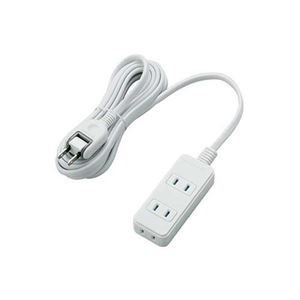 【まとめ】 エレコム 電源タップ 3個口 3m T-ST02-22330WH 【×2セット】
