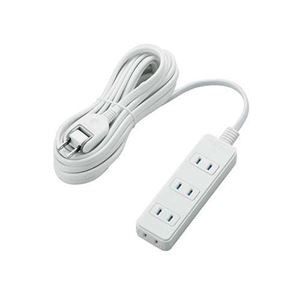 エレコム 電源タップ 4個口 5m T-ST02-22450WH
