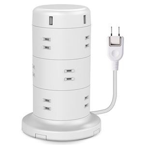 エレコム タワー型タップ 12個口 ECT-0720WH
