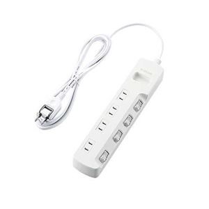 エレコム 省エネタップ4個口 T-E5A-2420WH 2ｍ