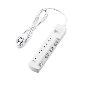 エレコム 省エネタップ4個口 T-E5A-2430WH 3ｍ