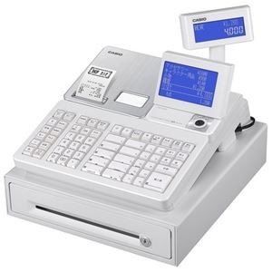 カシオ計算機 電子レジスター SR-S4000-EX-20SWEホワイト