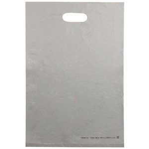 【まとめ】 クラフトマン 手提げ袋 HDPE シルバー L CFHD-L-SV 【×2セット】
