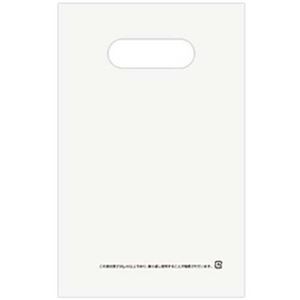 【まとめ】 クラフトマン 手提げ袋 LDPE ホワイト S CFLD-S-WH 【×3セット】