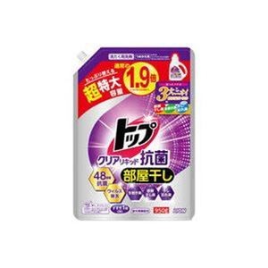 【まとめ】 ライオン トップクリアリキッド抗菌 つめかえ用 950g 【×3セット】
