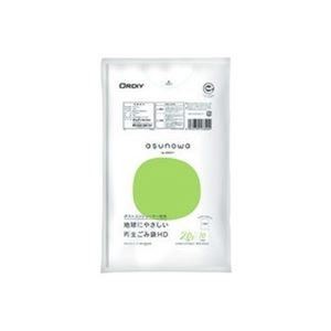 【まとめ】 オルディ asunowa再生ごみ袋HD20L 半透明 10P 【×20セット】