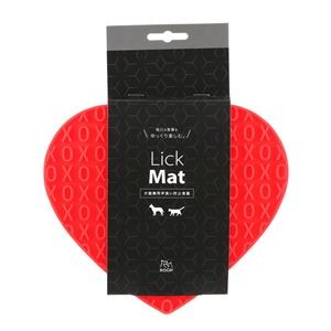 ループ リックマット ハート レッド