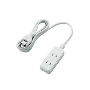 【まとめ】 エレコム 電源タップ 3個口 2m T-S02-2320WH 【×5セット】