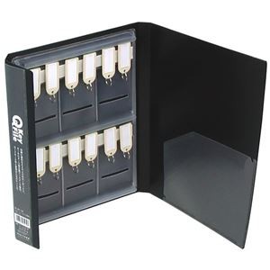 【まとめ】ベッセル Qキーファイルブラック QKF-12B【×3セット】