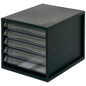 【まとめ】ナカバヤシ レターケース5段 A4E-05B【×3セット】