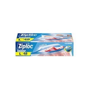 【まとめ】 旭化成ホームプロダクツ ジップロック フリーザーバッグ L48枚入 【×5セット】