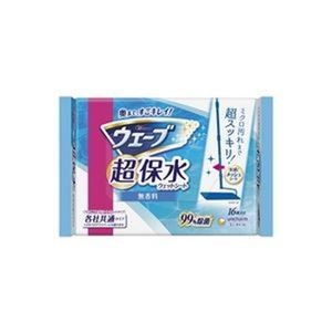 【まとめ】 ユニ・チャーム ウェーブフロア 超保水ウェットシート16枚 【×5セット】