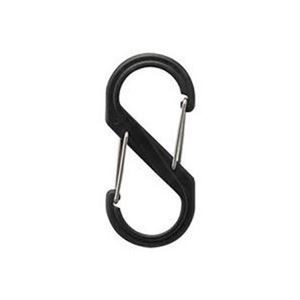 【まとめ】 アイテック S型カラビナ ブラック B-KRSA88-2 【×20セット】