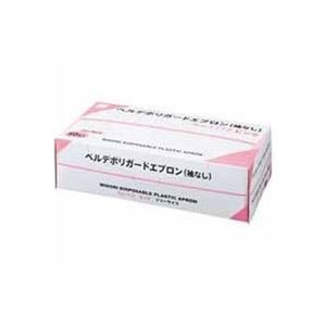 【まとめ】 ミドリ安全 ベルデポリガードエプロン袖なしピンク50枚 【×5セット】