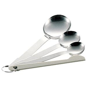 (まとめ) 計量スプーン3本組（キリヘラ付）173 【×5セット】