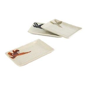 焼物皿3色（6枚）