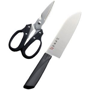 切味革命21 三徳包丁＆キッチン鋏 K20484725