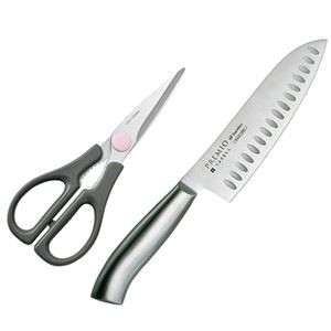 プレミオ オールステンレス 三徳・キッチンバサミセット K20583725