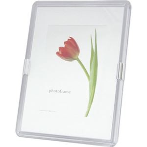 【5個セット】 カラーフォトフレーム ホワイト C5028066X5