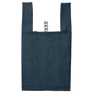 【5個セット】 クルリト デイリーバッグ 再生コットン ネイビー 22449902X5