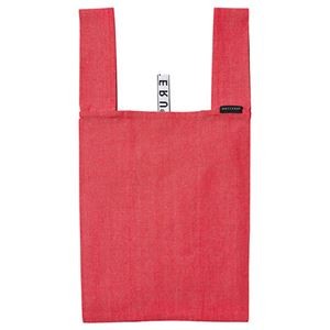 【5個セット】 クルリト デイリーバッグ 再生コットン レッド 22449901X5