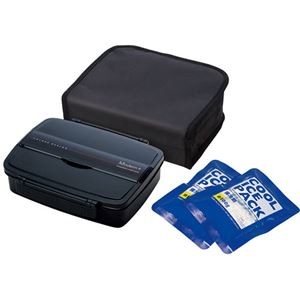 スケーター モダンプラス 保冷バック付タイトランチボックス ブラック KCPO5T