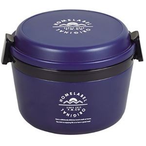 パール金属 ホームレーベル どんぶりランチジャー1060 ネイビー HB-4743