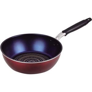 パール金属 ライズ ブルーダイヤモンドコートIH対応深型フライパン24cm HB-0320