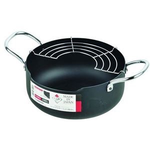 パール金属 メイドインジャパン 鉄製注ぎやすい天ぷら鍋20cm HB-1890
