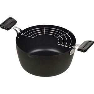 パール金属 NEW楽天家 鉄製深型天ぷら鍋22cm HB-2519