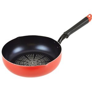 パール金属 極深 ブルーダイヤモンドコートIH対応両口フライパン28cm HB-2647