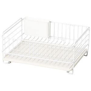 パール金属 スキット 珪藻土トレー水切りバスケット ホワイト HB-4985