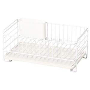 パール金属 スキット 珪藻土トレー水切りバスケットスリム ホワイト HB-4986