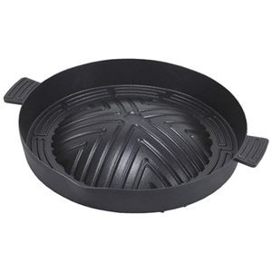 パール金属 ふっ素樹脂加工アルミ鋳物製深型ジンギスカン鍋28cm HB-5778